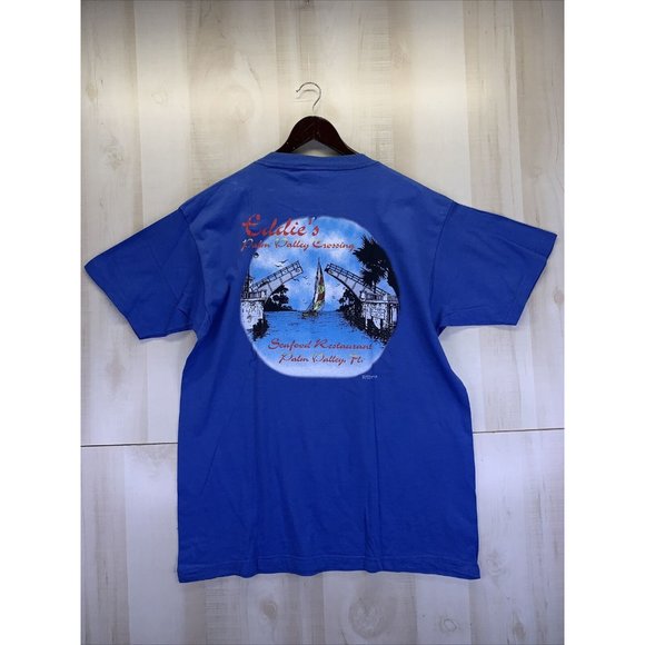 Vintage 1996 Edsie’s Palm Valley Crossing Florida Mens Graphic T Shirt XL-8393 - Picture 4 of 7